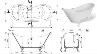 Ванна из литьевого мрамора Эстет Scarlett silk ФР-00014622 180x77см белый матовый