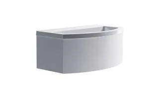 Тумба с раковиной Astra-Form Венеция 2.0 3100003+04010022 80 см белый матовый