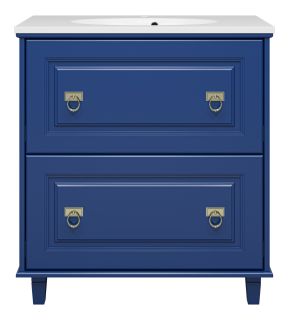 Напольная тумба под раковину Misty Версаль 80см синий
