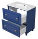 Напольная тумба под раковину Misty Версаль 80см синий
