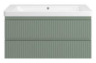 Подвесная тумба под раковину Brevita Victory VIC-09105-0802Я 105см зелёный