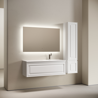 Тумба подвесная под раковину Sancos Very VR120LW левая 120 см Bianco