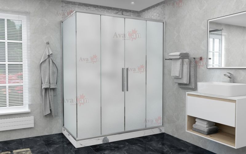 Душевой уголок AvaCan FC2 190-210 + SC90 MT хром