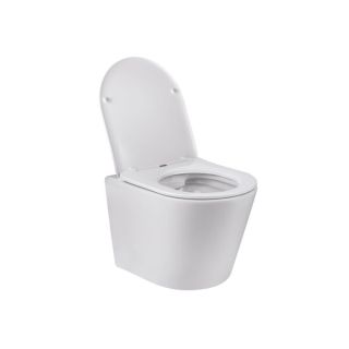 Унитаз подвесной Vincea Piatti VT1-11 белый безободковый ультратонкое soft-close сиденье