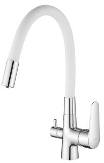 Смеситель для кухни ESKO Coral CL 03 W белый
