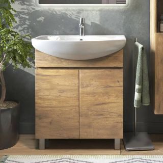 Тумба под раковину напольная Vigo Wing tn.WIN.BAL.70.2D 70 см дуб золотой