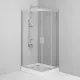 Душевой уголок AM.PM Gem W90G-403-100280-MT без поддона профиль хром 100х80 см
