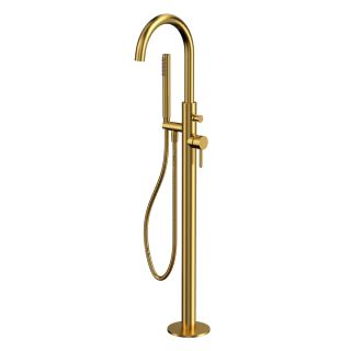 Напольный смеситель для ванны WHITECROSS Y Y1233GLB брашированное золото