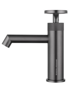 Смеситель для раковины Wonzon & Woghand WW-H1065-BGG тёмный графит