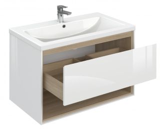 Тумба под раковину Cersanit LOUNA SZ-LOU-CO80/Wh 80 см