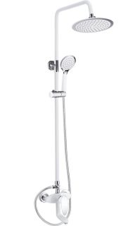 Душевая стойка Shevanik S9836F белый/хром