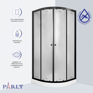Душевой уголок с поддоном PARLY ZF911B (90х90х190)